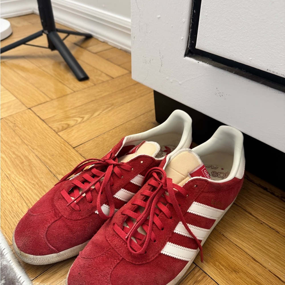 Adidas Red Gazelle Sneakers